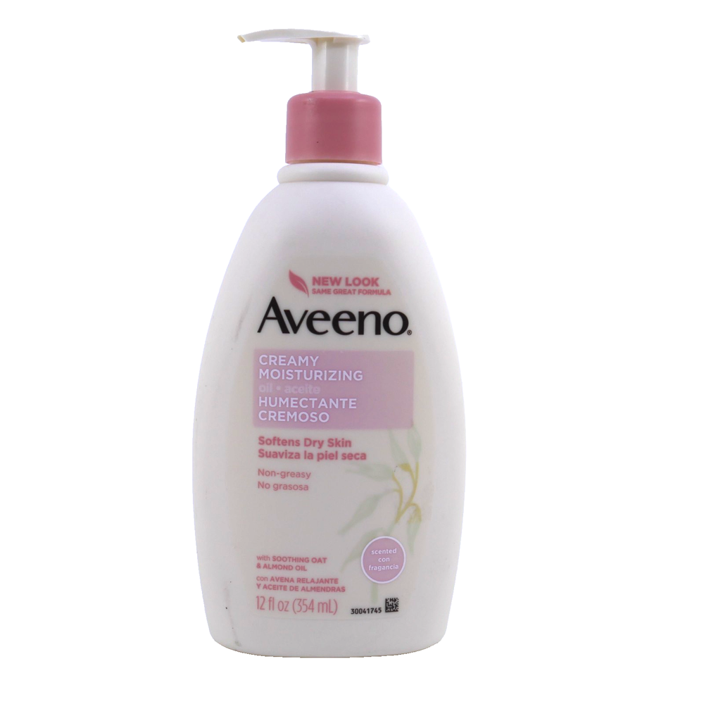 Aveeno Soothing Oat & Almond Scented Moisturizing Body Oil for Dry Skin