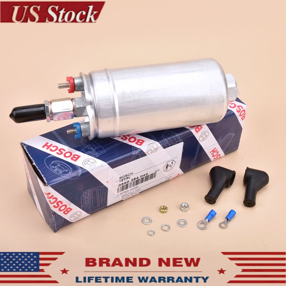Bosch 044 Universal Inline External Fuel Pump 300LPH E85 OEM 0580254044