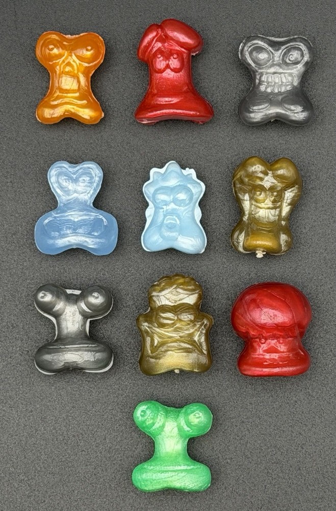 Lot of 10 Mixed Toothpaste 1996 Classic Gogos Crazy Bones Gogo’s