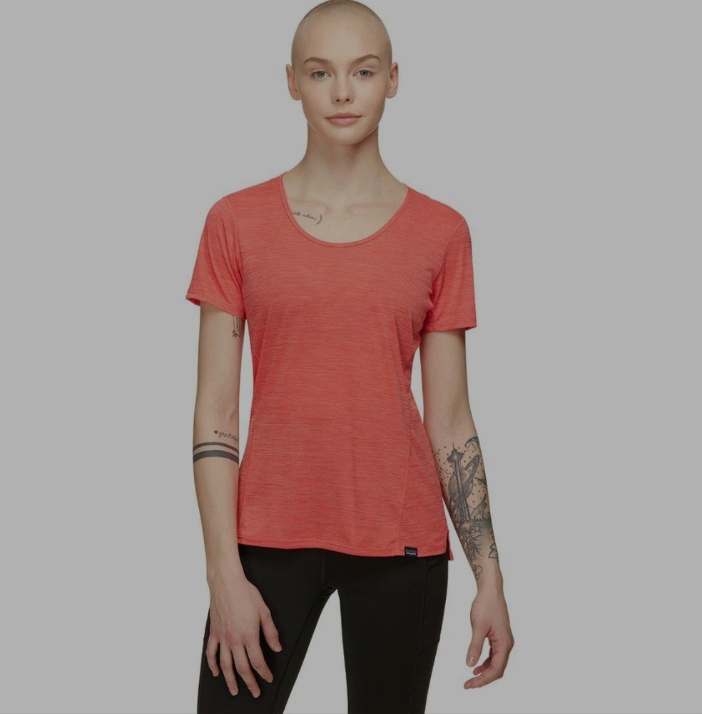 PATAGONIA Capilene Cool Lightweight Short Sleeve Top Women’s XS Fast Dry Outdoor