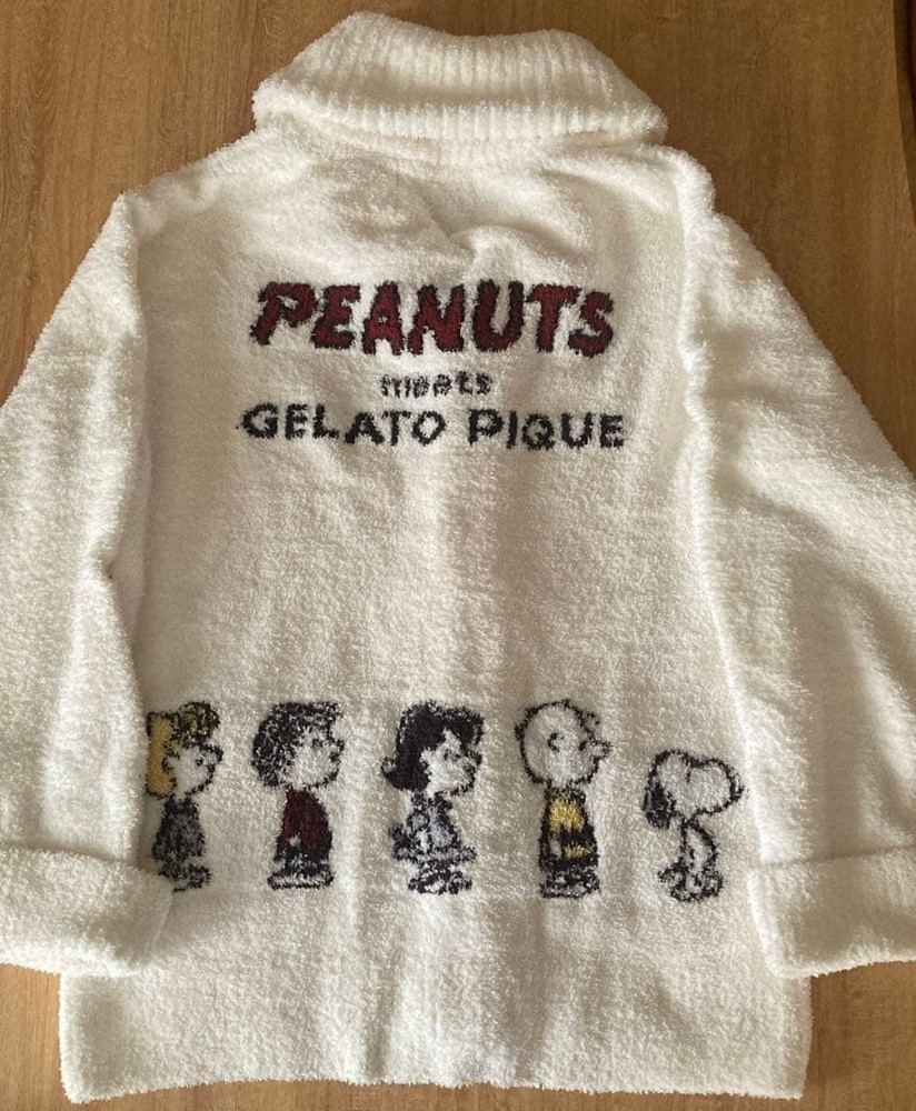 Gelato Pique Snoopy Peanuts Cardigan M-L Size Unused No Tag
