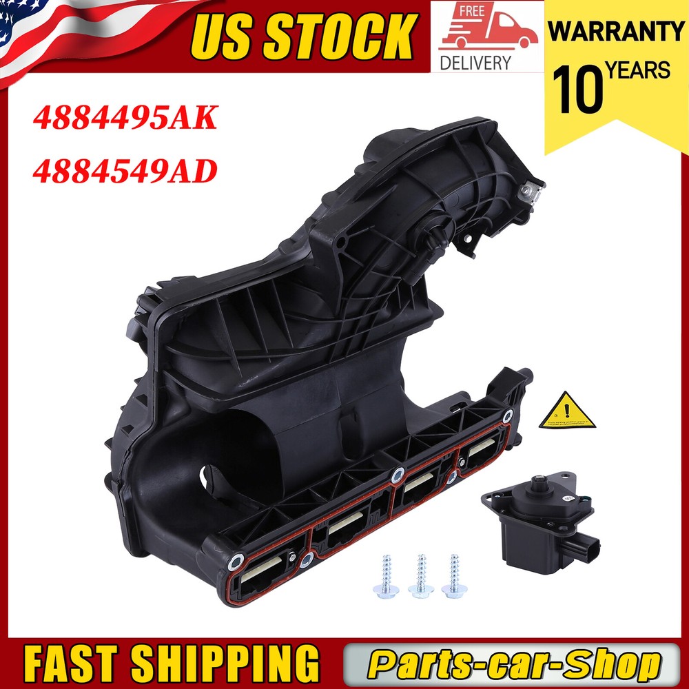 Jeep Patriot Compass 2.4L Intake Manifold with Runner Control Valve & Sensor