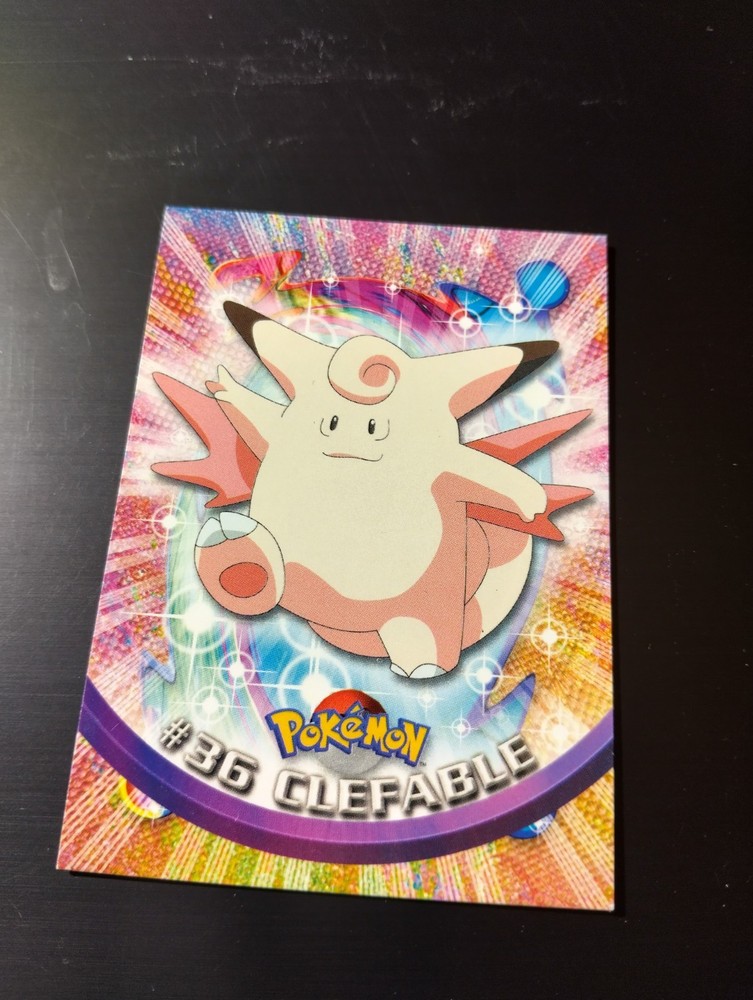 Clefable 1999 Topps TV Animation Edition Vintage Pokemon Card #36 (NM)
