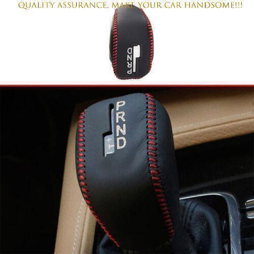 Volvo XC60 2018-2021 Black Red Leather Gear Shift Console Trim  