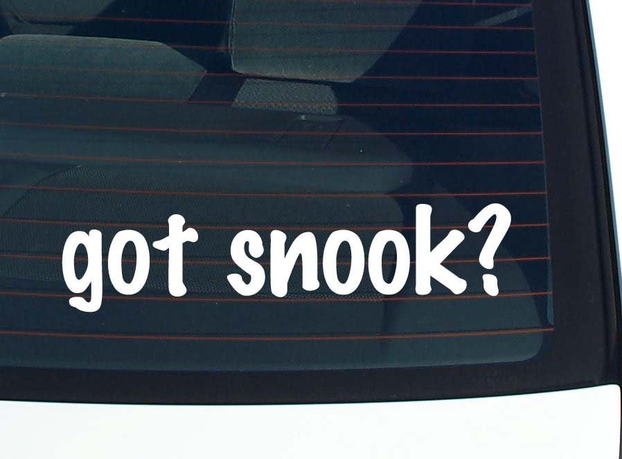 Got Snook Car Decal Funny Vinyl Bumper Sticker Window Joke