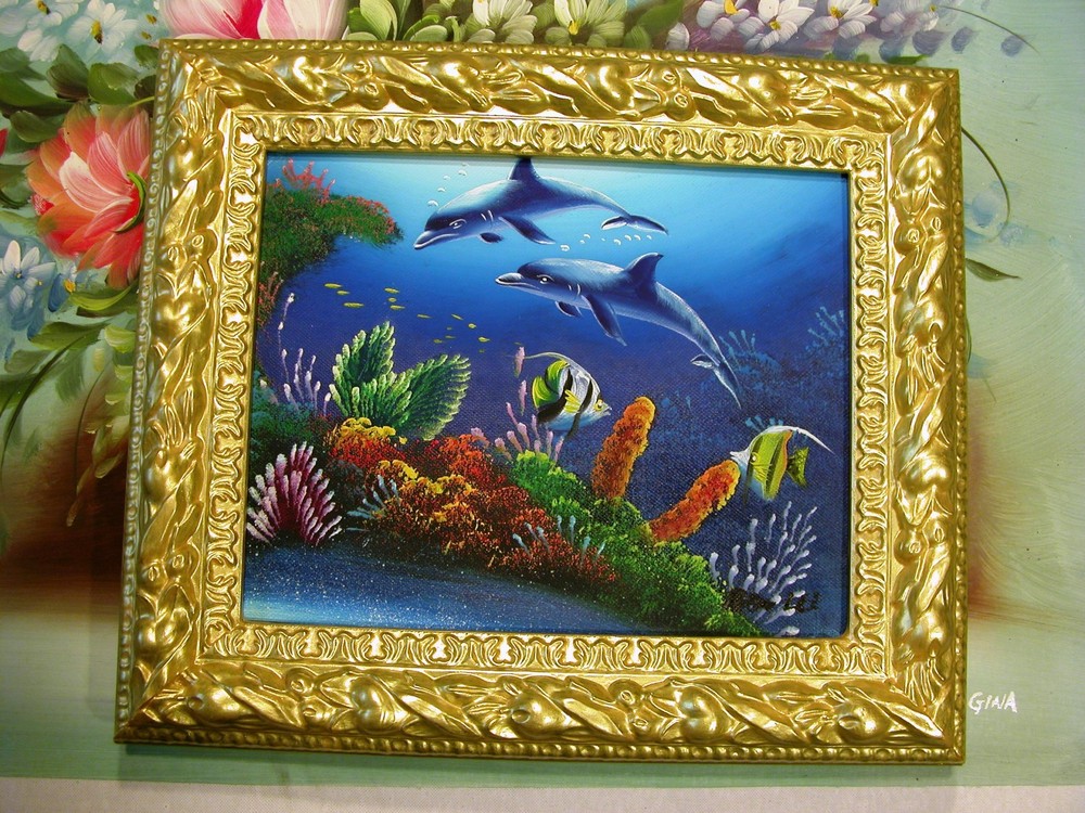 DOLPHIN FISH UNDERSEA CORAL REEF 10