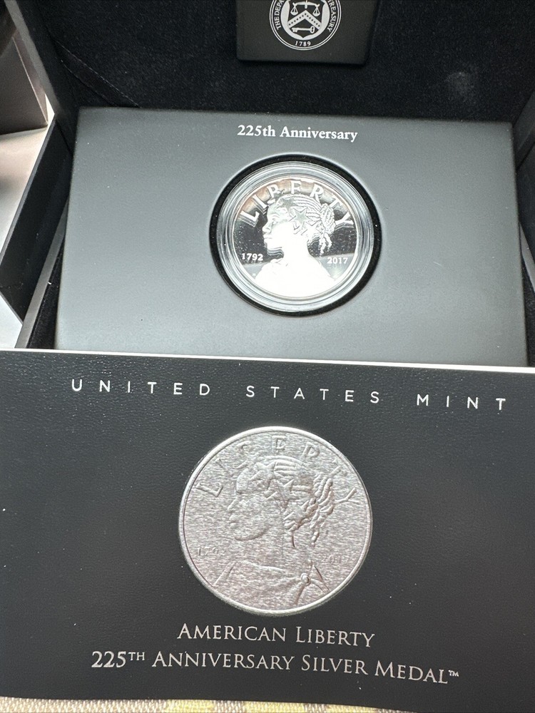 2017 American Liberty 225th Anniversary Proof Silver Medal with OGP/COA Mint