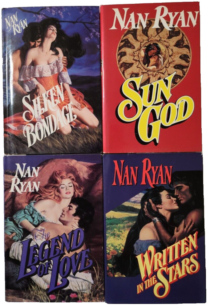 Nan Ryan (4) Silken Bondage/Sun God/Legend of Love/Written in the Stars HB BCE