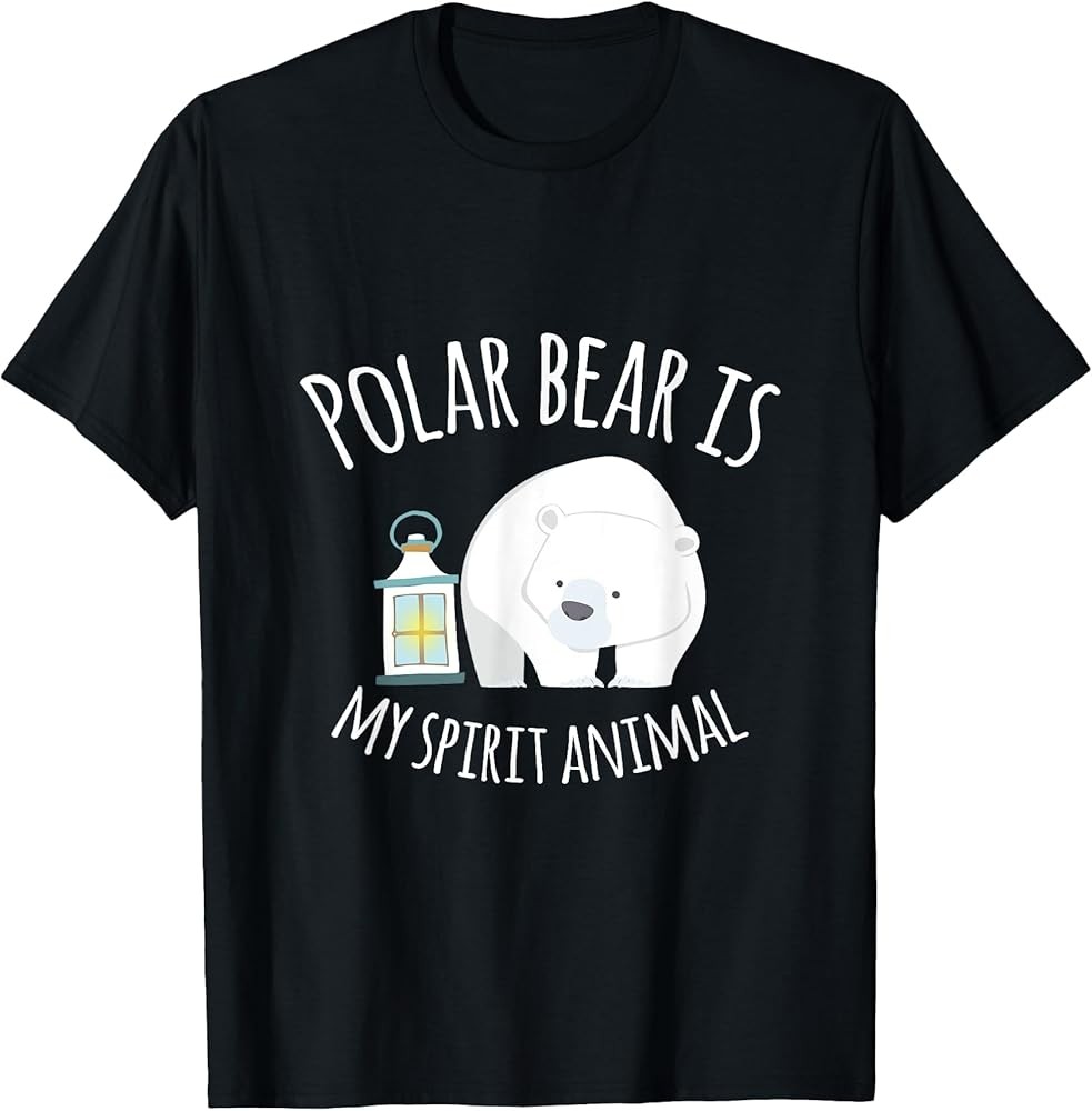 Polar Bear Ice Bear Funny Spiritual Animal T-Shirt