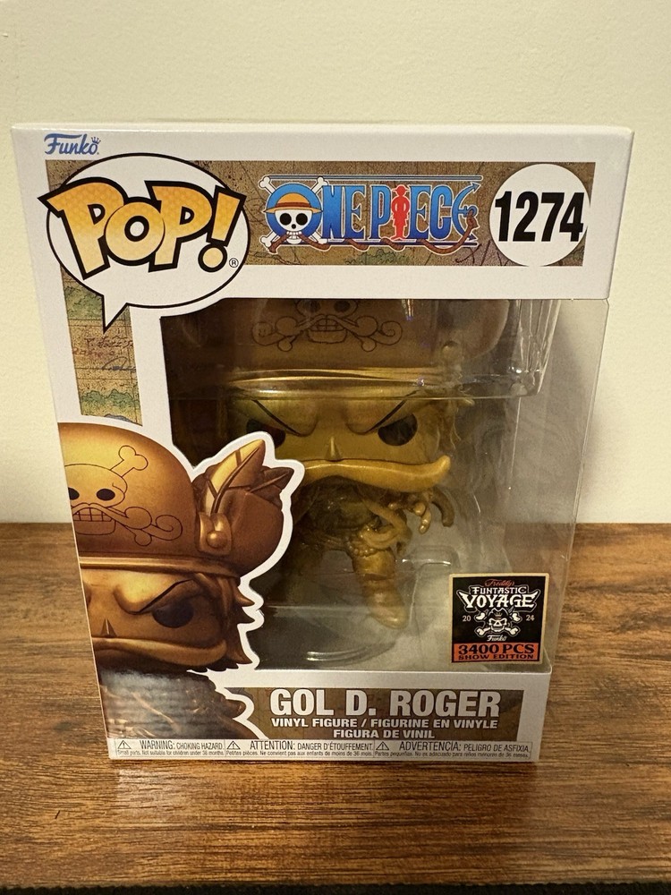 Funko One Piece Gol D. Roger (Gold) LE 3400 Fundays 2024