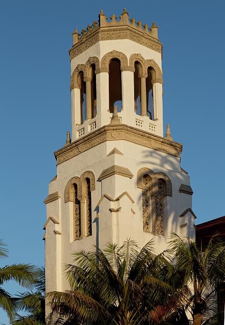 Photo:Santa Barbara California Our Lady of Sorrows Church 2012 Tower View