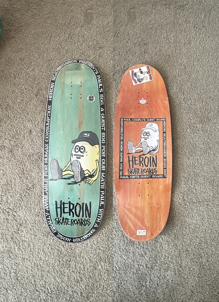 Heroin Skateboards • Pauls Egg • 10.4