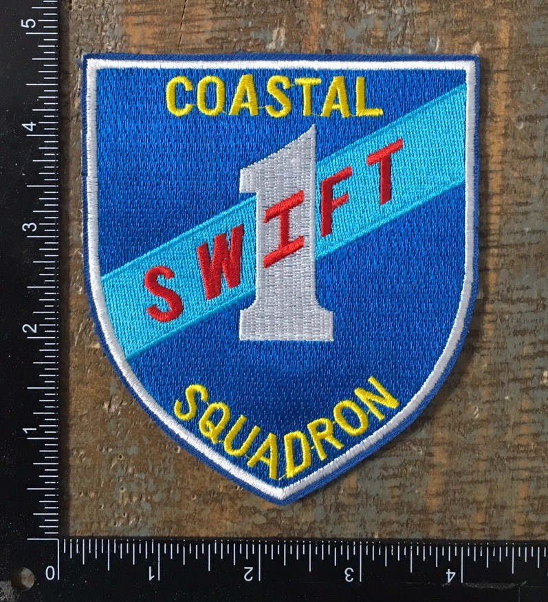 US Navy River Patrol Boat 1st Coastal Squadron Swift Patch USN