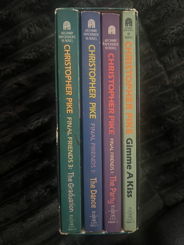 Christopher Pike Gift Set 1 Box Set 4 books Final Friends YA Horror 1988 RARE