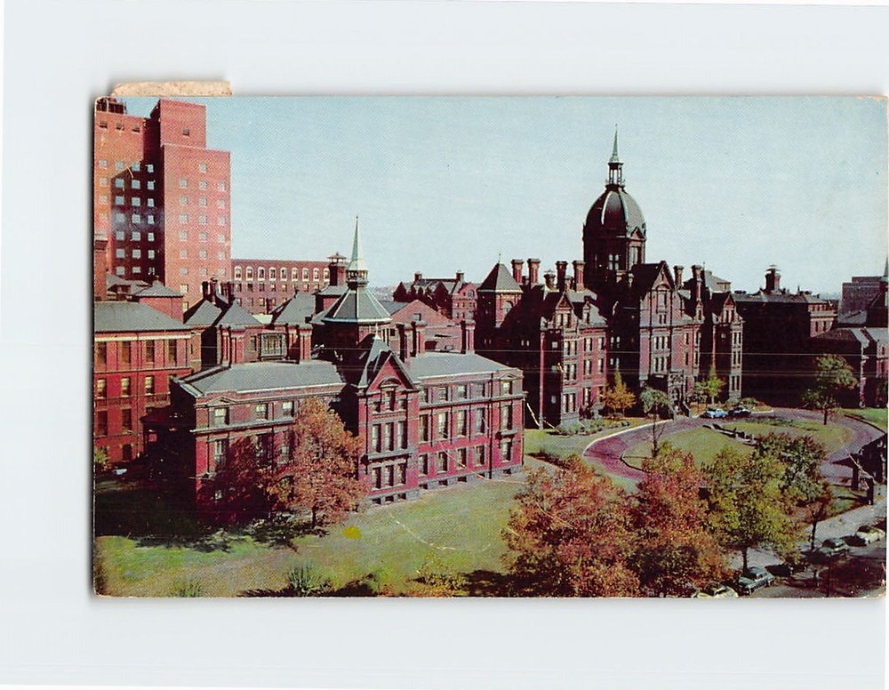 Postcard The Johns Hopkins Hospital Baltimore Maryland USA