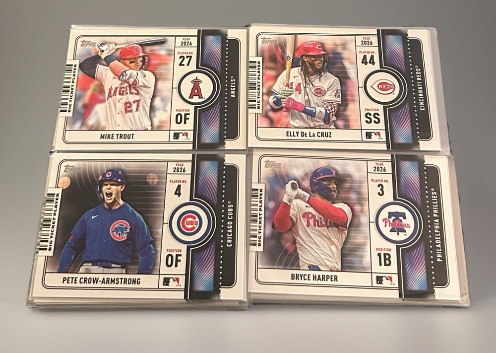 2026 Topps Series 1 Big Ticket Players  You Pick Player Complete Your Set #BTP-1
