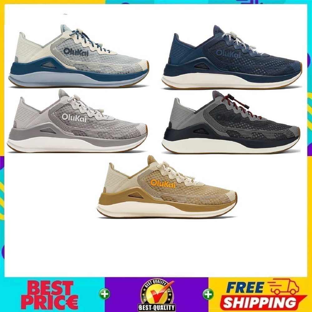 🔥 Sale! Men’s Olukai ‘Ahi Performance Marine Shoe - 5 Color - Free Ship - New⚡