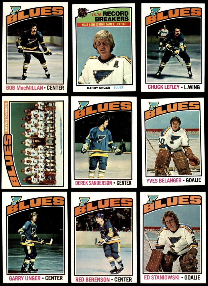 1976-77 Topps St. Louis Blues Near Team Set 6.5 - EX/MT+ 3892852