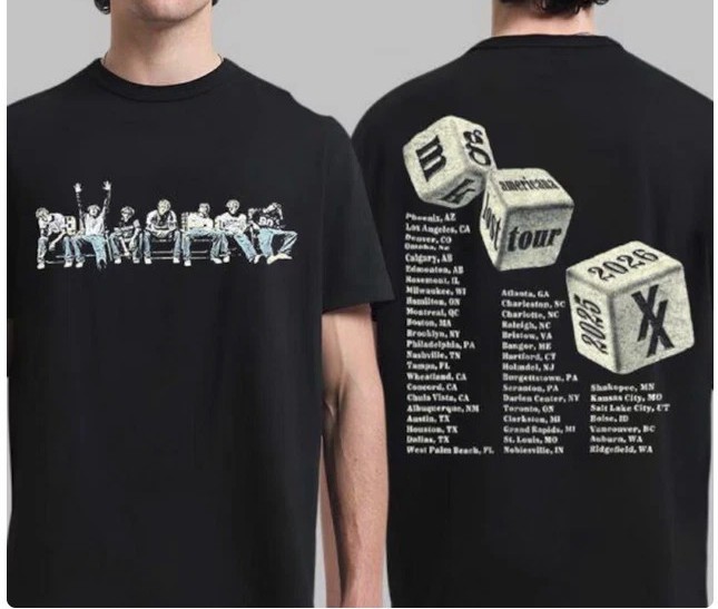 SALE! Machine Gun Kelly MGK Lost Americana Tour 2025 2026 Merch T-Shirt