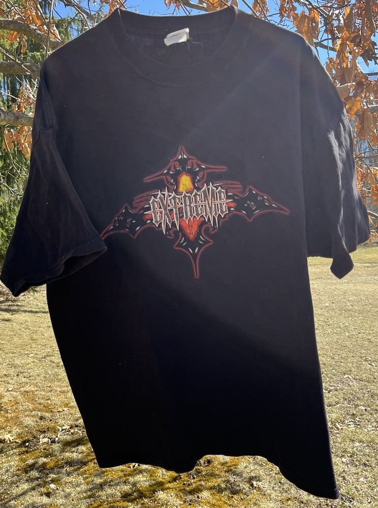 Y2K Vintage Six Flags Roller Coaster Graphic Tee XL