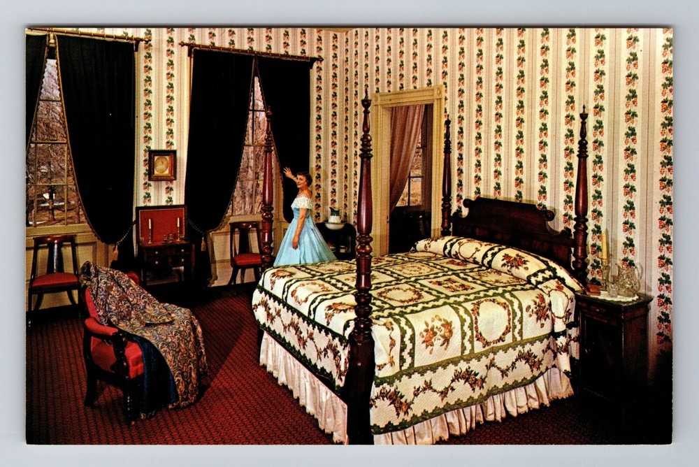 Lancaster PA-Pennsylvania, Wheatland, James Buchanan Home, Vintage Postcard