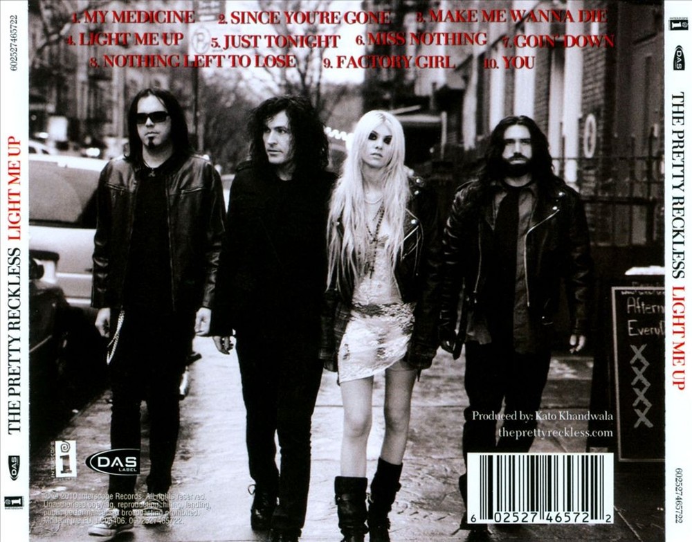 The Pretty Reckless - Light Me Up New Cd