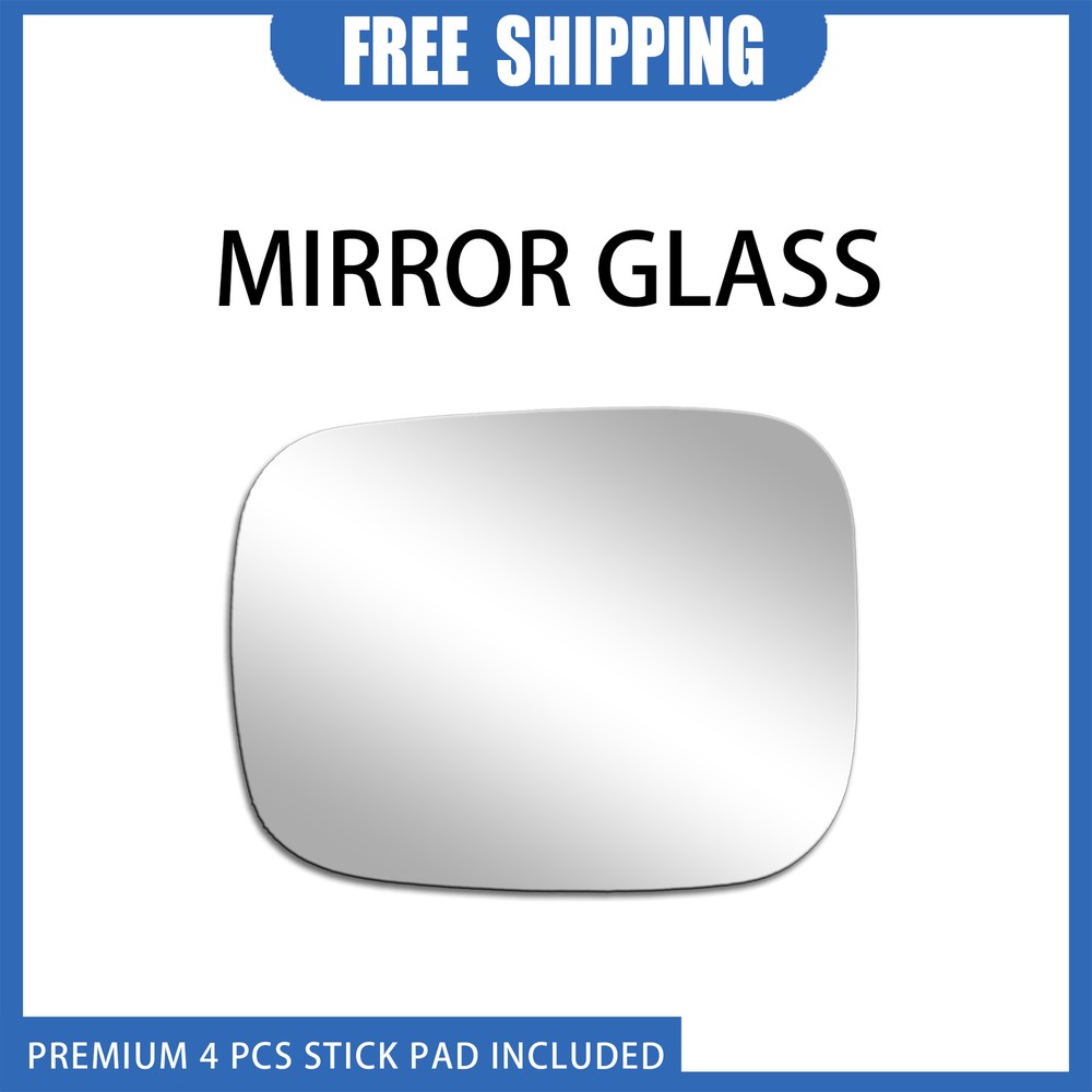 Volvo XC90 2007-2014 Left Side Driver View Mirror Glass Flat Adhesive