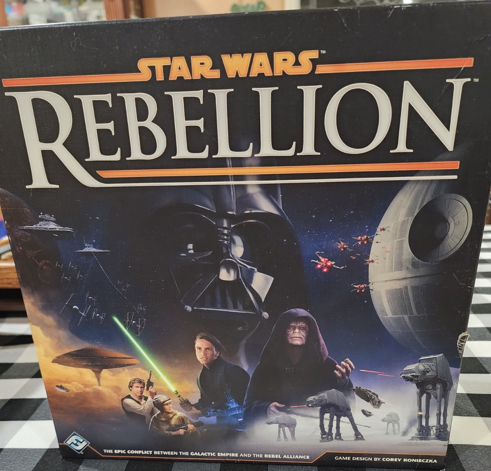 Fantasy Flight Games Star Wars: Rebellion Board Game w/ Miniatures 2 Players 14+