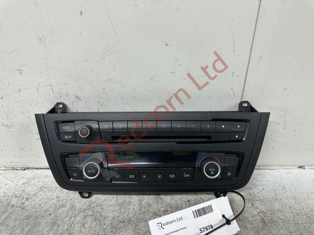 2012-2018 BMW 3 Series 320D F30 MK6 Digital Heater Climate Control Panel