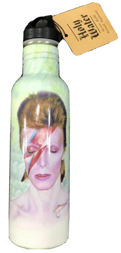 David Bowie Themed 750ml Stainless Steel Water Bottle BPA-Free