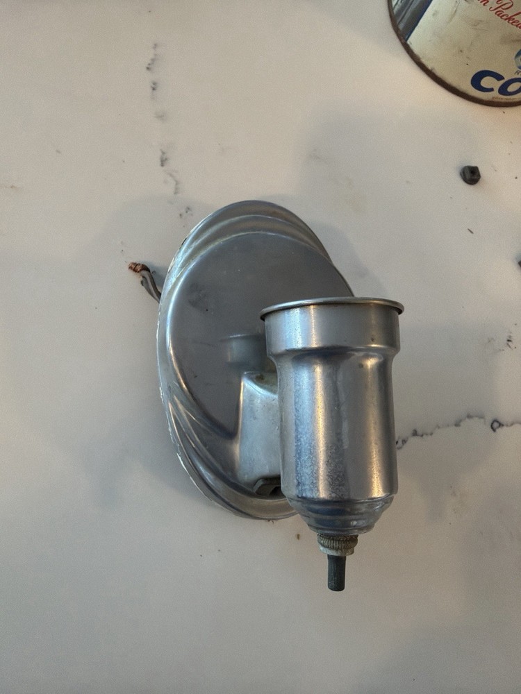 Vintage Industrial Wall Sconce Light Fixtures – Silver Metal