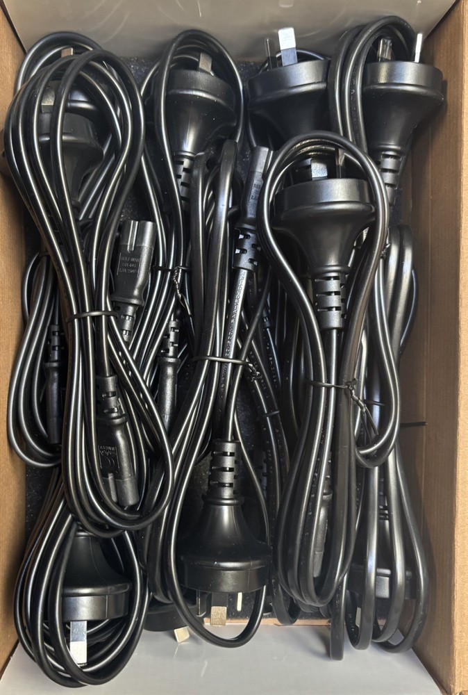 12 x Australia Bipolar Power Figure 8 Supply Cord Mains Cable Lead Plug C7 1.8M