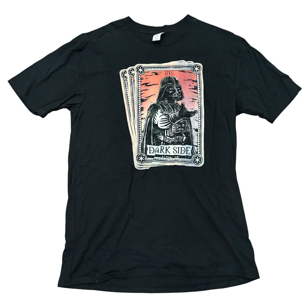 Star Wars Shirt Adult Men XLT Storm Trooper Dark Side Graphic Black Short Sleeve