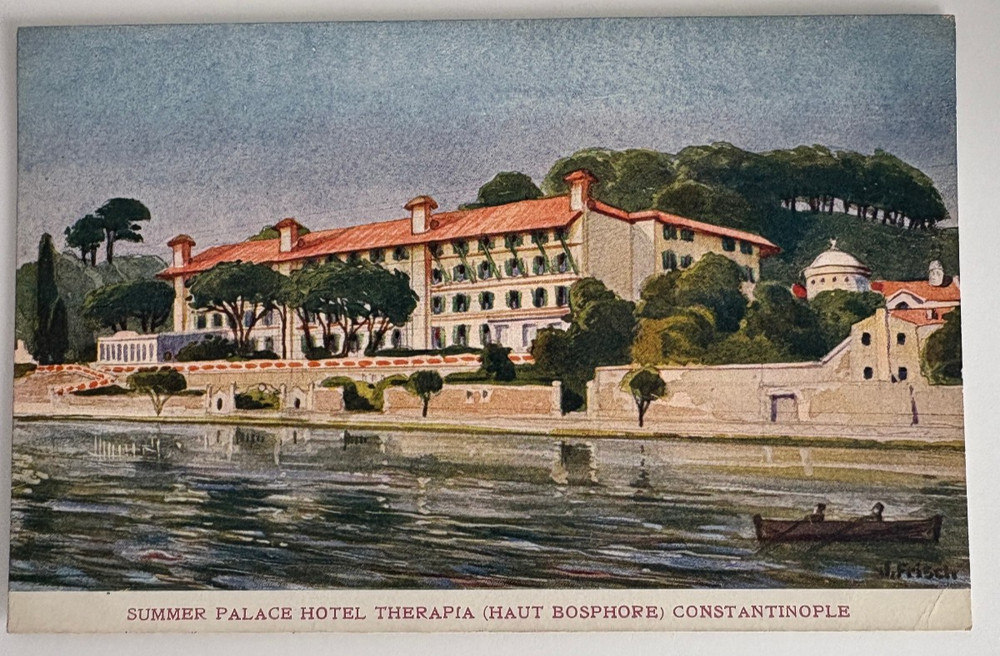 Ottoman Constantinople Summer Place Hotel Therapia Bosphore Turkish