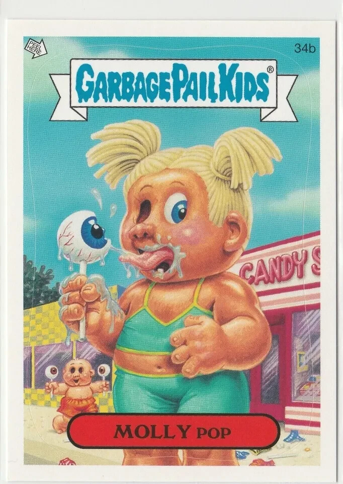 Molly Pop #34b Garbage Pail Kids GPK 2006 All-New Series 5 ANS5