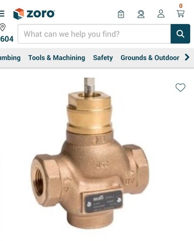 Belimo - 2-way globe valve forged bronze body
