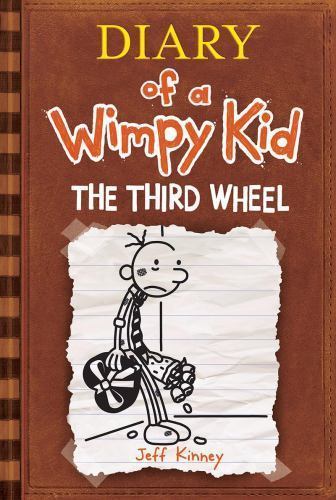 Diary of a Wimpy Kid # 7: Third Wheel by Jeff Kinney (2012, Hardcover)