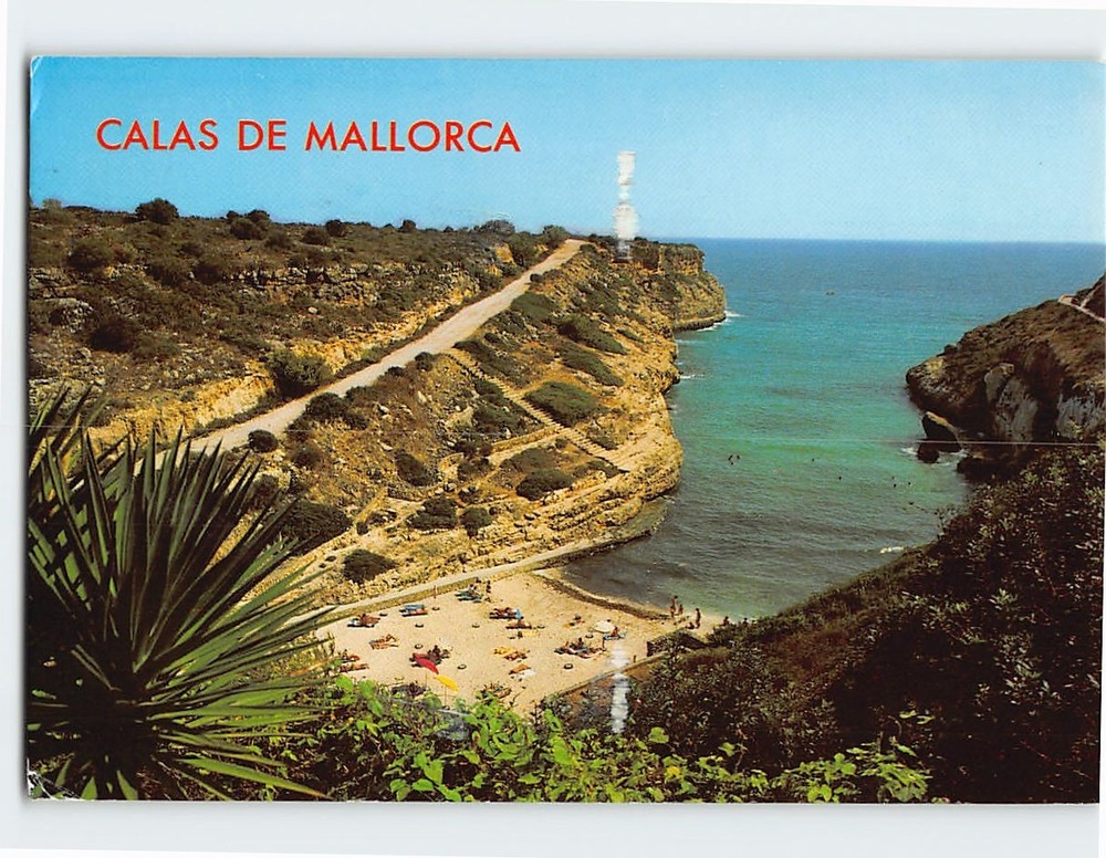 Postcard View Of Calas De Mallorca Spain