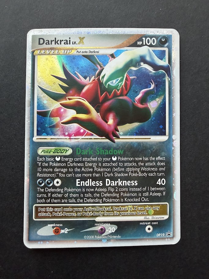 Darkrai LV.X DP19 Promo Diamond and Pearl Promos MP