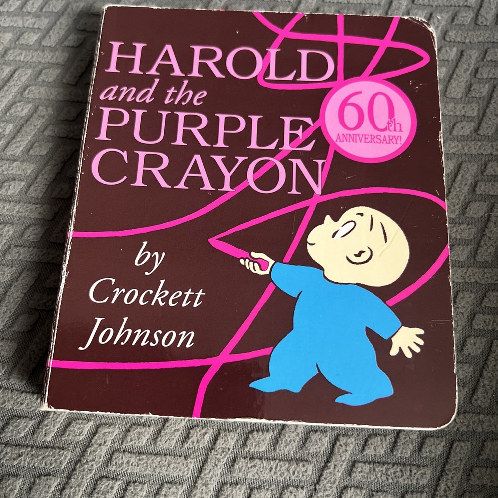Harold and the Purple Crayon (Board book) Johnson, Crockett 60th Anniversary Ed