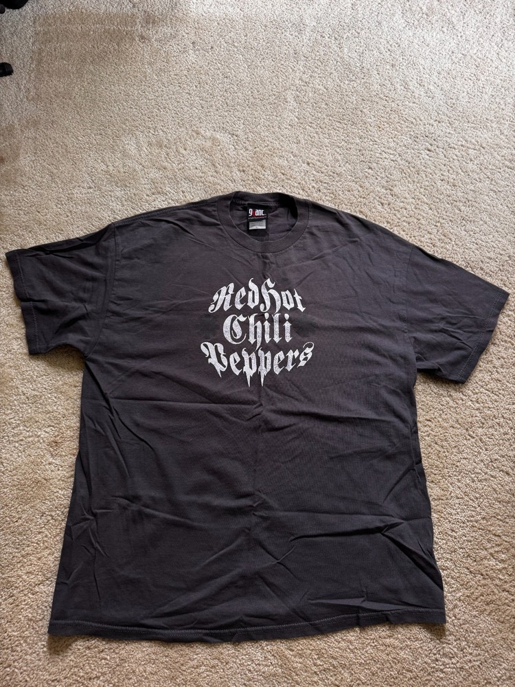 Vintage Red Hot Chili Peppers T Shirt Grey Giant tag XL
