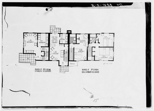 Photo:Green Brook New Jersey 1930s House Plan Farm Security Administration