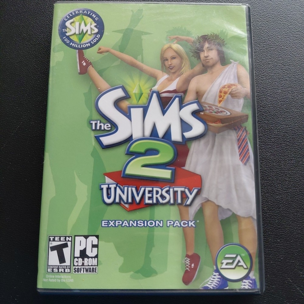 The Sims 2 University Expansion Pack for PC 2006 CD, 2-Disc Set