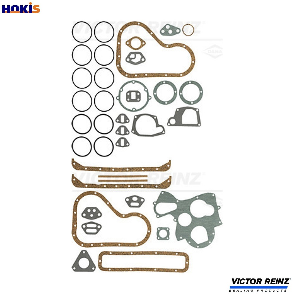 GASKET KIT CRANKCASE 08-41635-01 FOR 4.107 1.8L 4.99 1.6L 4cyl