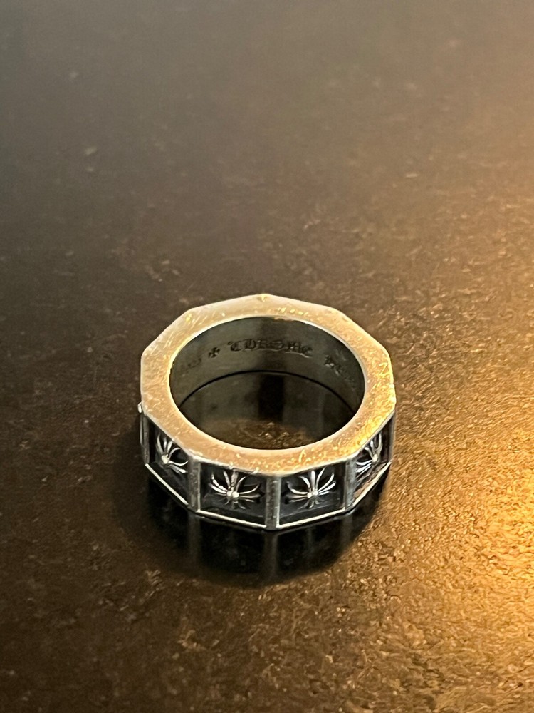 CHROME HEARTS 2019 Panel Ring Size 7.5