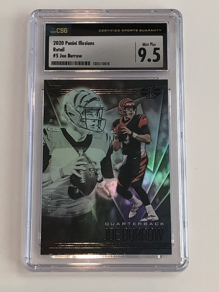 2020 Panini Illusions Retail #5 Joe Burrow Rookie Rc Csg 9.5 🔥🏈🔥🏈