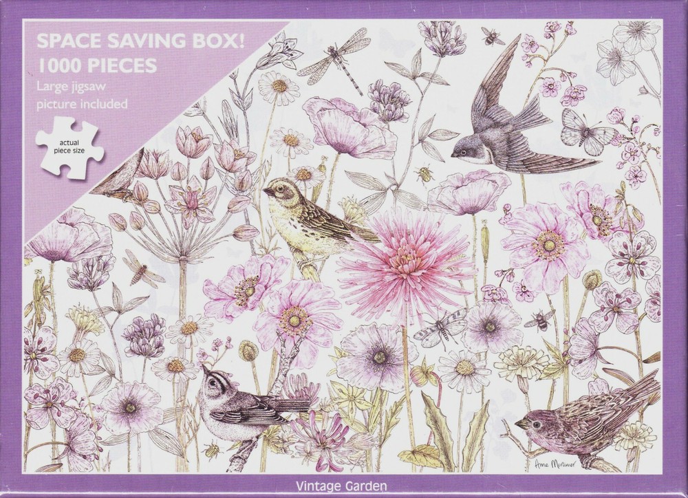Otter House 1000 Piece Puzzle - Vintage Garden - Anne Mortimer