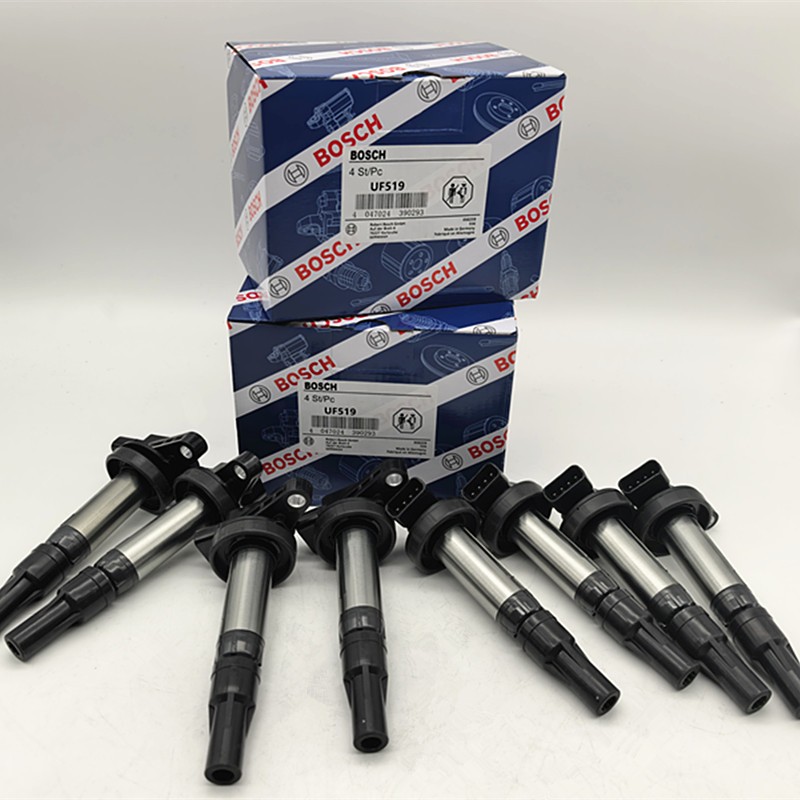 8×UF519 Ignition Coils For Land Rover Jaguar Range Rover Sport 4.4L 4.2L Bosch