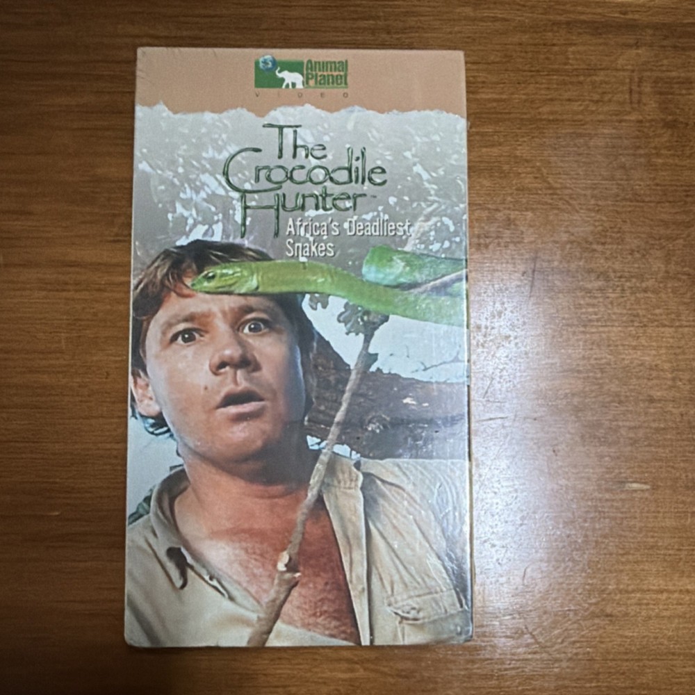 *SEALED* Animal Planet The Crocodile Hunter: Africa's Deadliest Snakes VHS 1999