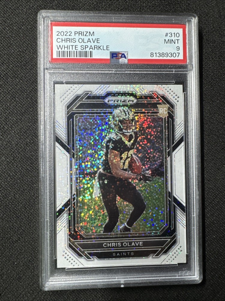 Chris Olave 2022 White Sparkle Prizm